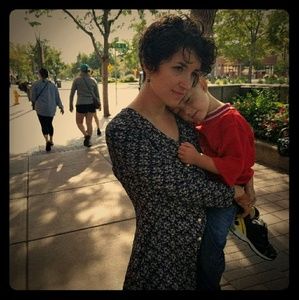 Size 2 Vintage dress with skort